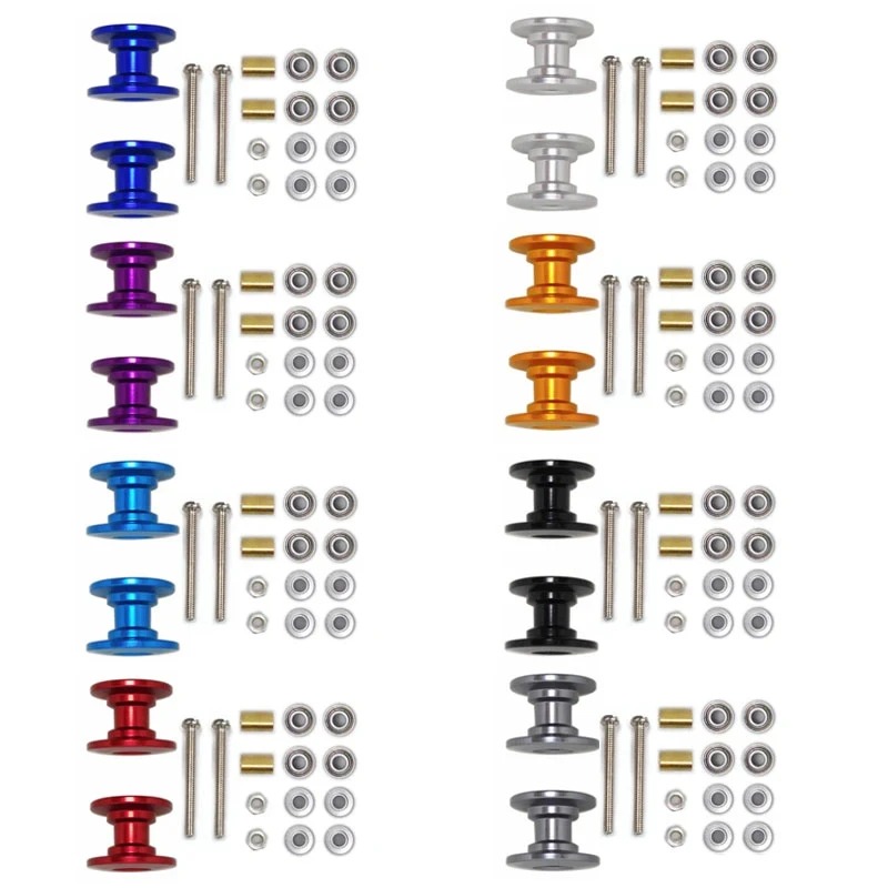 Tamiya Model Mini 4Wd - 2 pezzi 12-13mm Doppio rullo di