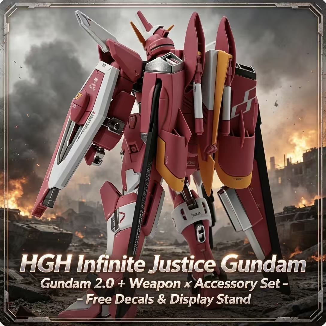 231 HG 1/144 Infinite Justice  - Bandai Model Gundam Hg recensione e prezzo