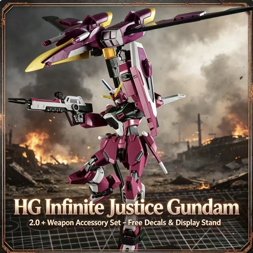 231 HG 1/144 Infinite Justice  - Bandai Model Gundam Hg recensione e prezzo