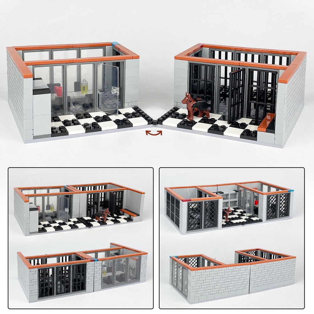 302PCS Prison City Stazione di - Lego Set Creator recensione e prezzo